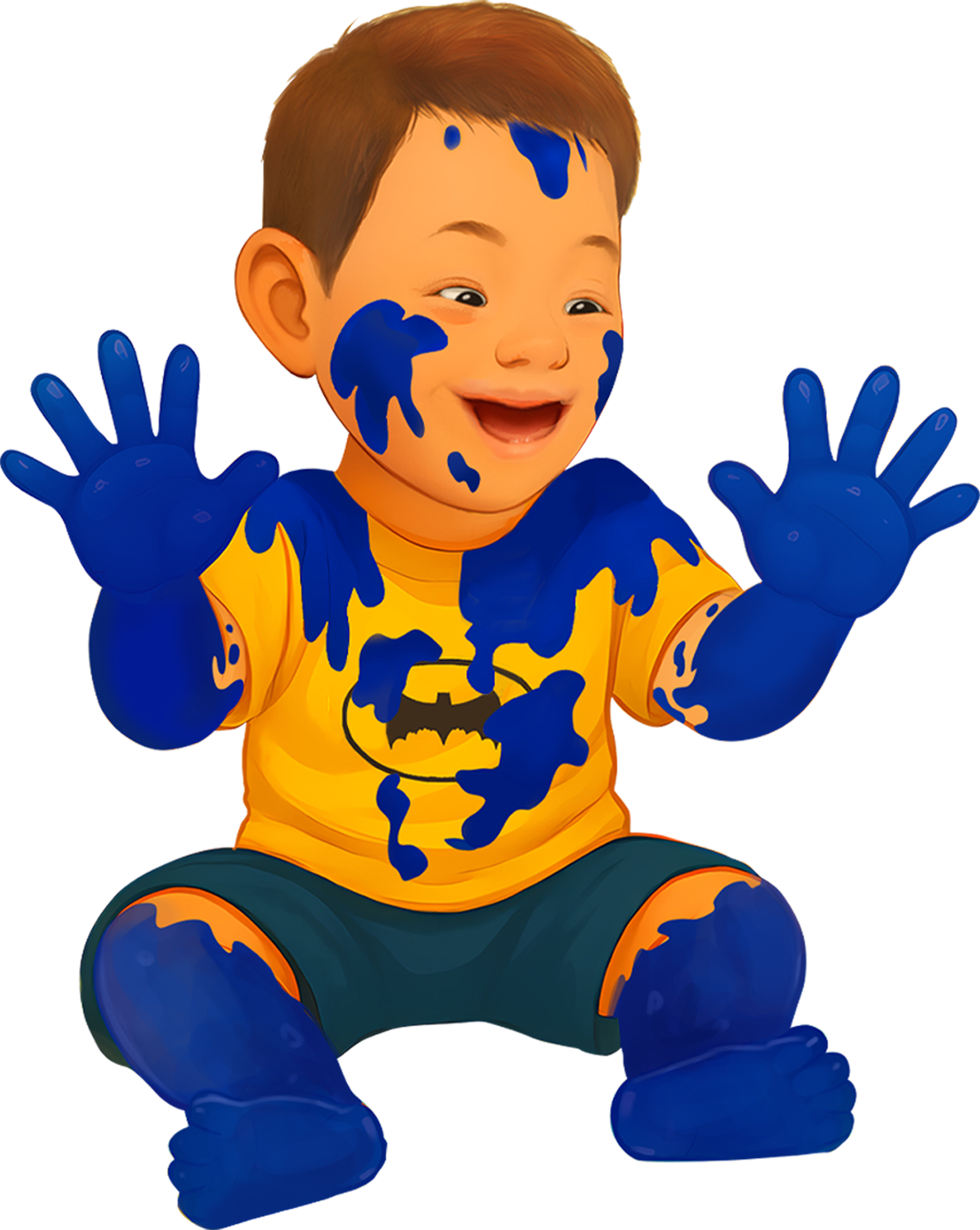 Shelley Smith Adams Coley Bear’s Blue-Tastic Day